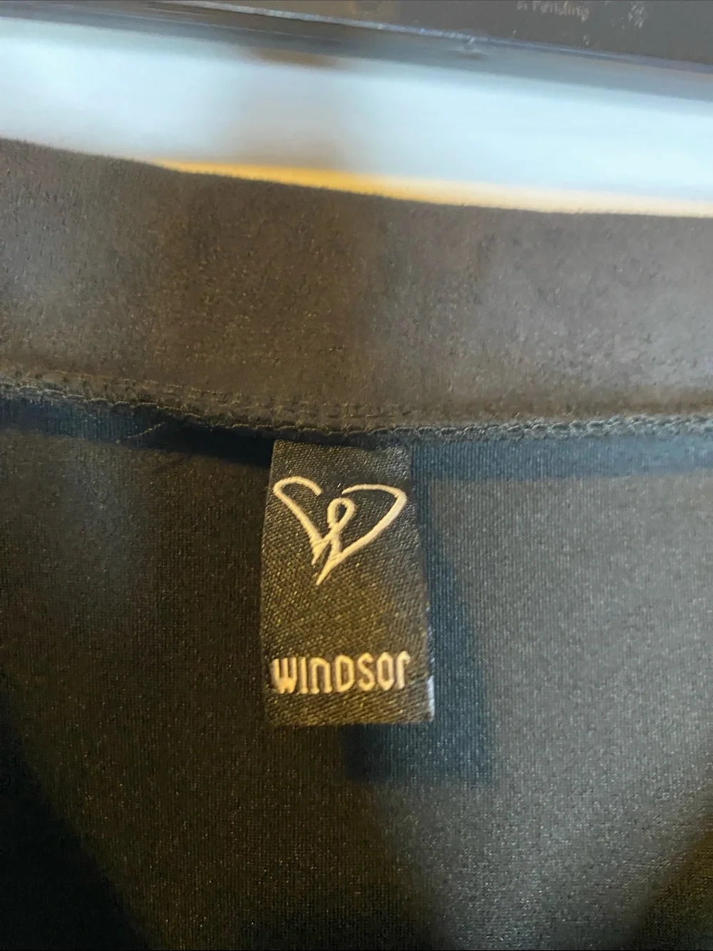 Windsor Black Mini Skirt with Front Zip